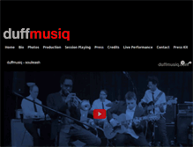 Tablet Screenshot of duffmusiq.com